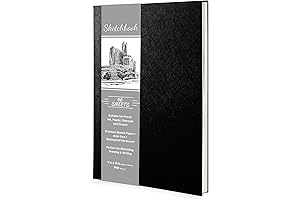 Architect Sketchbook - Hardcover Sketch Book 9" x 12", Sketchbook Drawing Pads,...