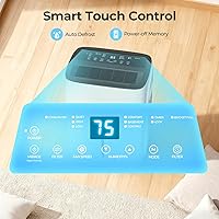 Vista 4 de COWSAR Deshumidificador de ahorro de energía de 80 pintas para el hogar y el sótano con manguera de drenaje, pantalla LED frontal y tanque de agua