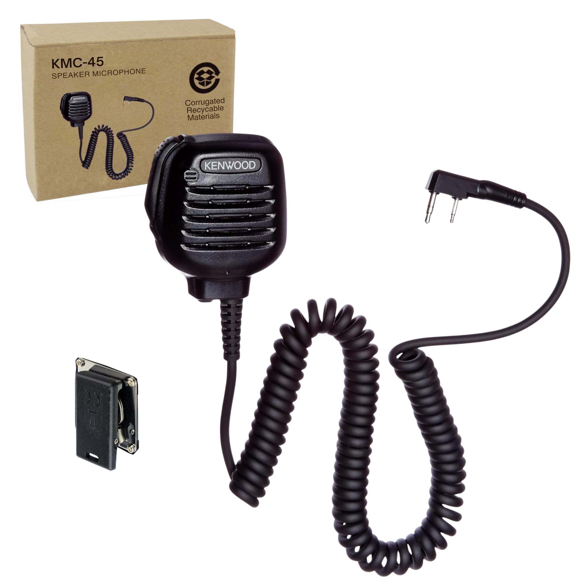 KMC-45D Heavy Duty Military Spec Remote Speaker/Microphone w/ 2.5mm Earphone Jack, Dust & Water Resistant ProTalk & NX Series Radios, OEM