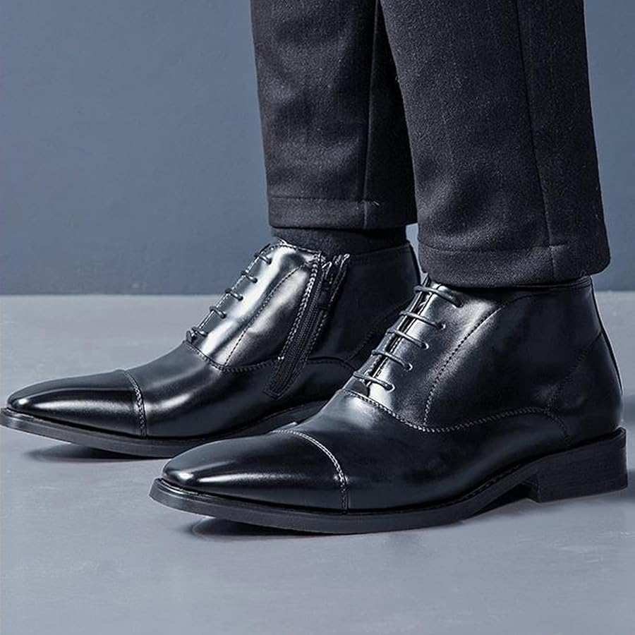 Stivaletti Chelsea Uomo Scarpe Alte Da Uomo Scarpe Casual In Pelle