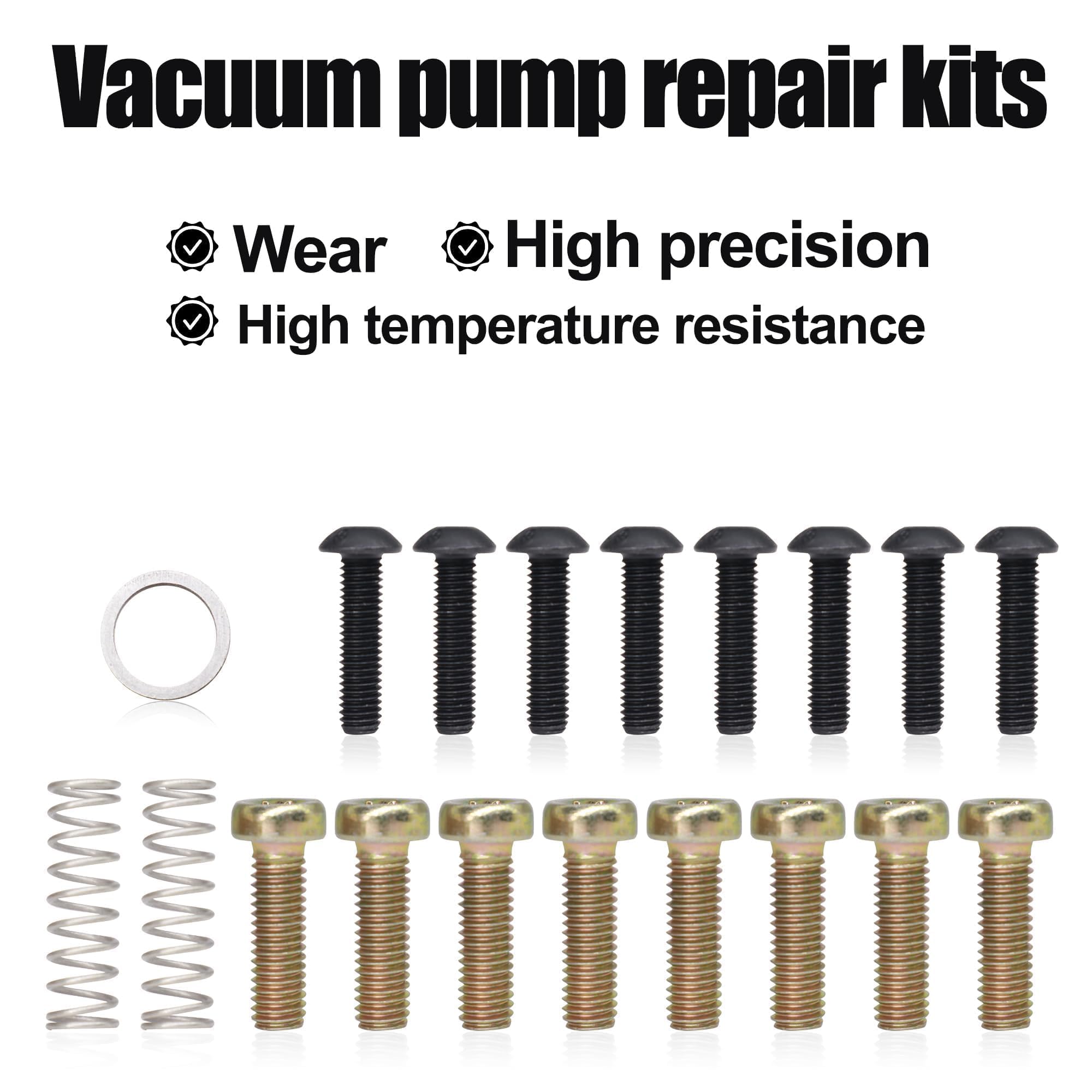Pompa a vuoto Pompa a vuoto Pompa del carburante Kit di riparazione Set di guarnizioni Adatto per A2 A3 Fabi-a II V-W 1.4 TDI 1.9 TDI 2.0 TDI 2000-2011, Codice 038145209Q 038145209N