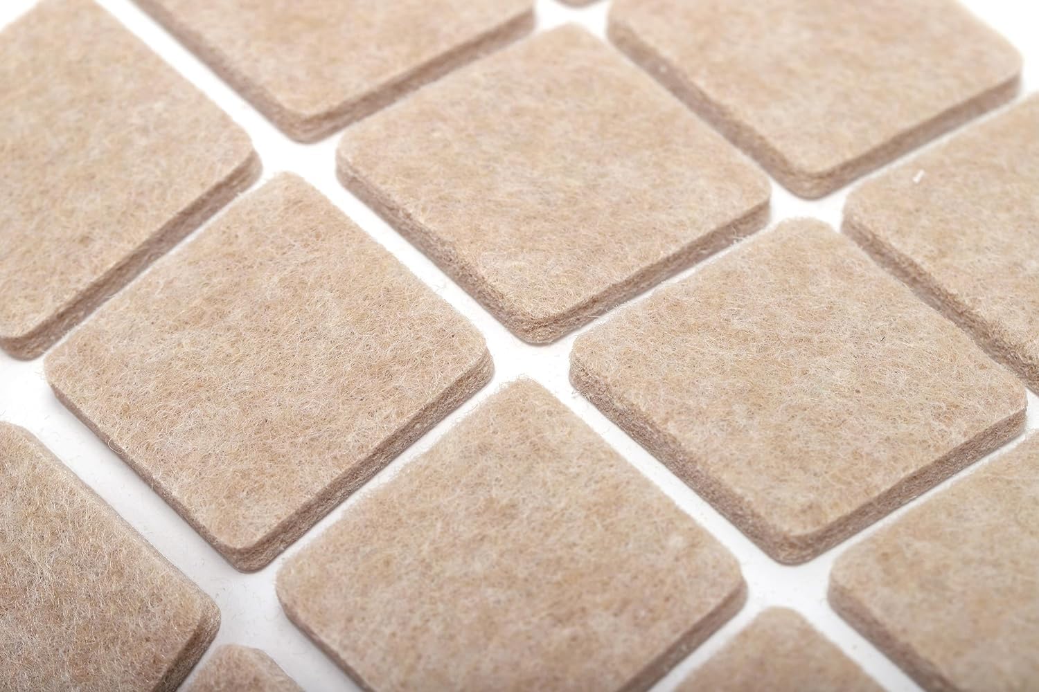 DIY Crafts Black, Self Adhesive Felt Material Square Shape Pads for Furniture Floor Scratch Protection, Ethylene Vinyl Acetate (EVA) 1 Sheet 25x25mm Black (25)