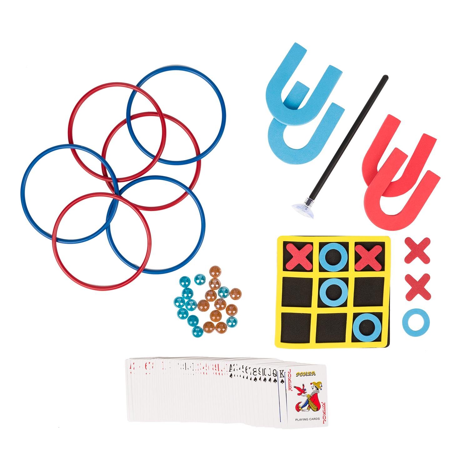 Oneconcept Game-Star - Tavolo Multigioco da Adulti, Biliardino Multifunzione, Tavolo da Gioco 5 in 1, Piedini Regolabili, Descrizioni Dettagliate, ca. 105 x 71 x 58 cm (LxAxP)