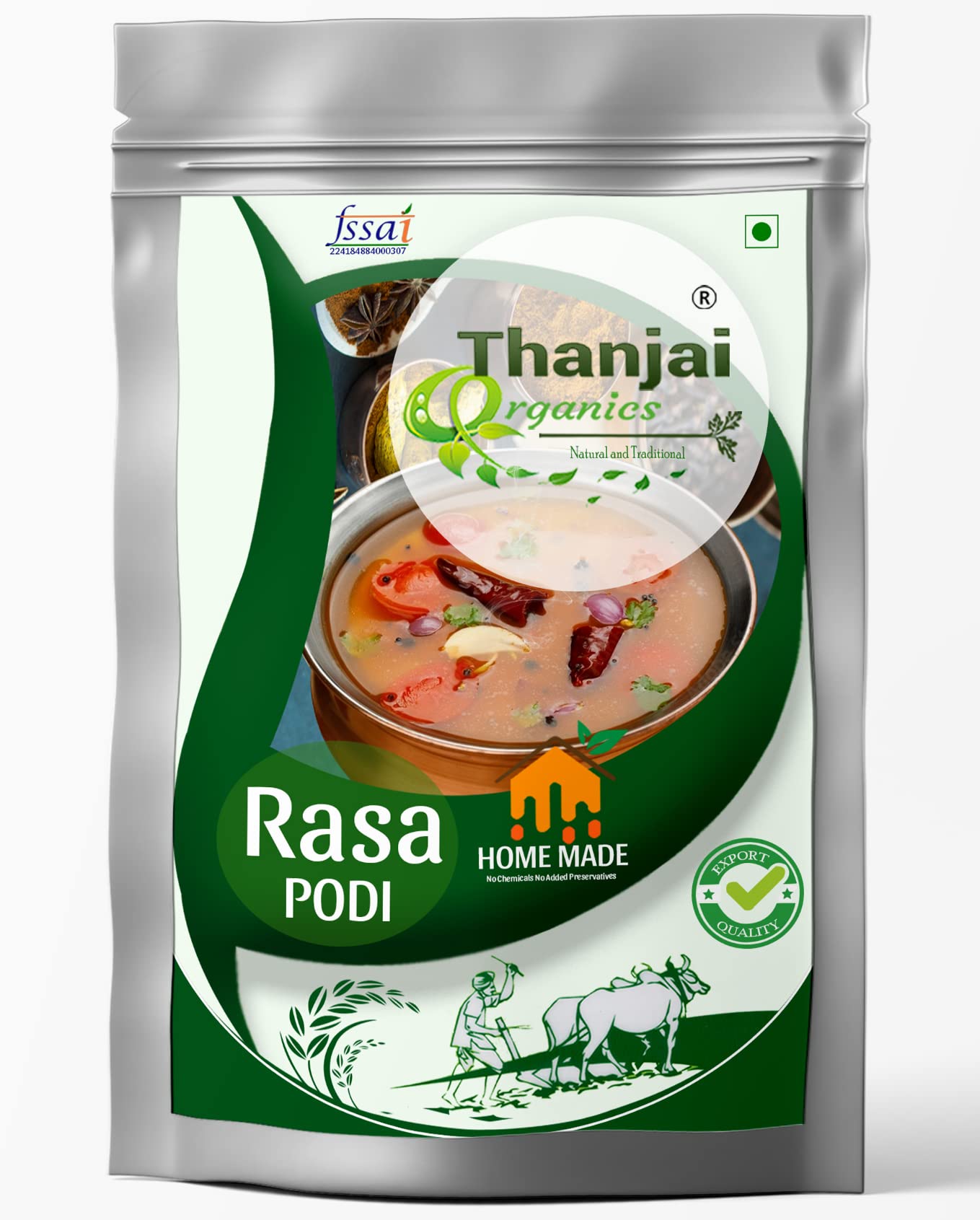 Thanjai Organics Home Made Rasam Podi | No Preservatives (200g) (Rasam Powder) (B0BXXB3L2R) Amazon Price History, Amazon Price Tracker