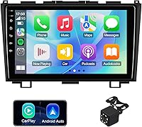 Vista 8 de 9 inches Android 10 Double Din Car Stereo for Honda CR-V 2007, 2008, 2009, 2010, 2011 IPS Touchscreen Screen Car Radio with Carplay & Android Auto