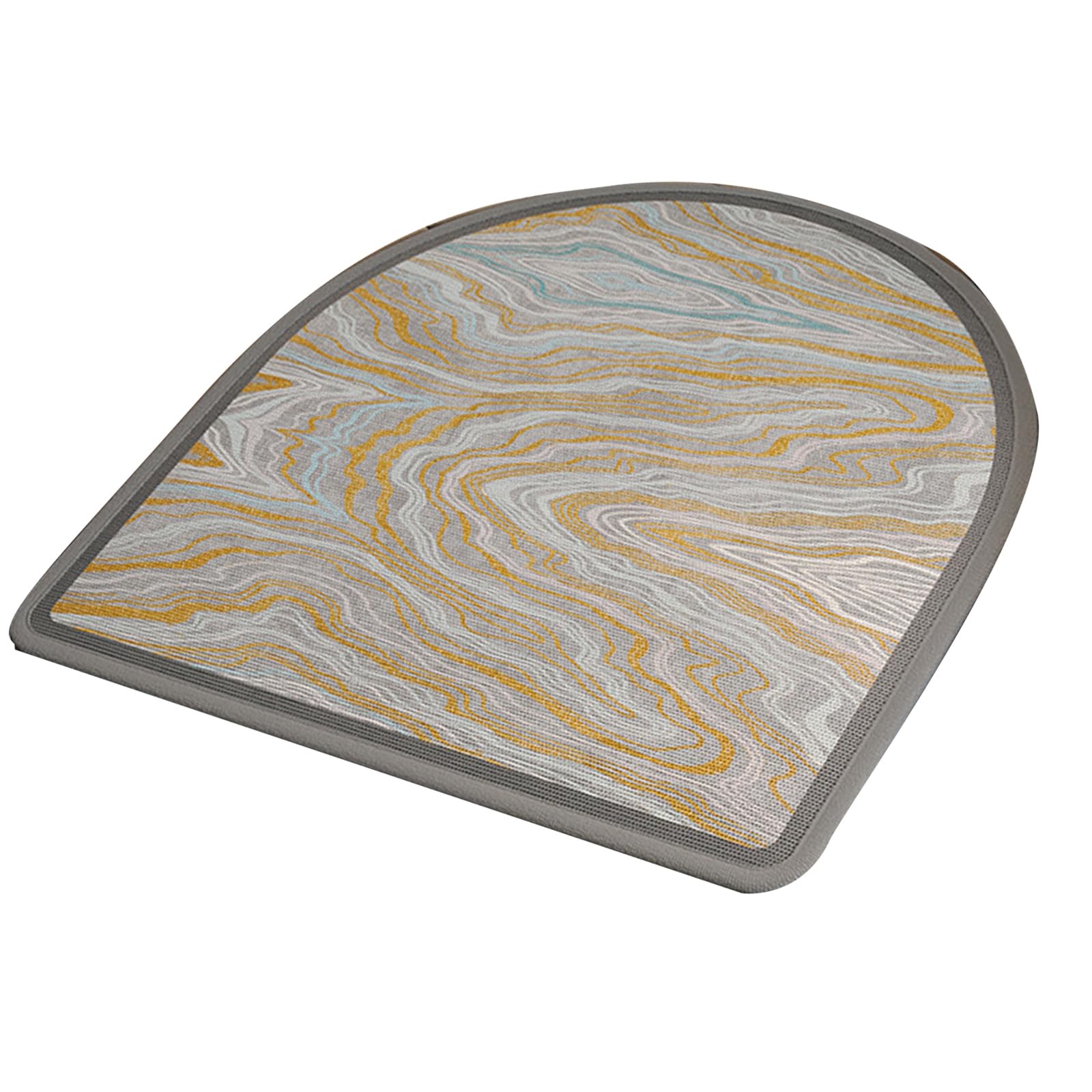 Msioytog Cooling Ice Silk Seat Pad with Waving Pattern for Cool Comforts in Car and Offices Chair Pad