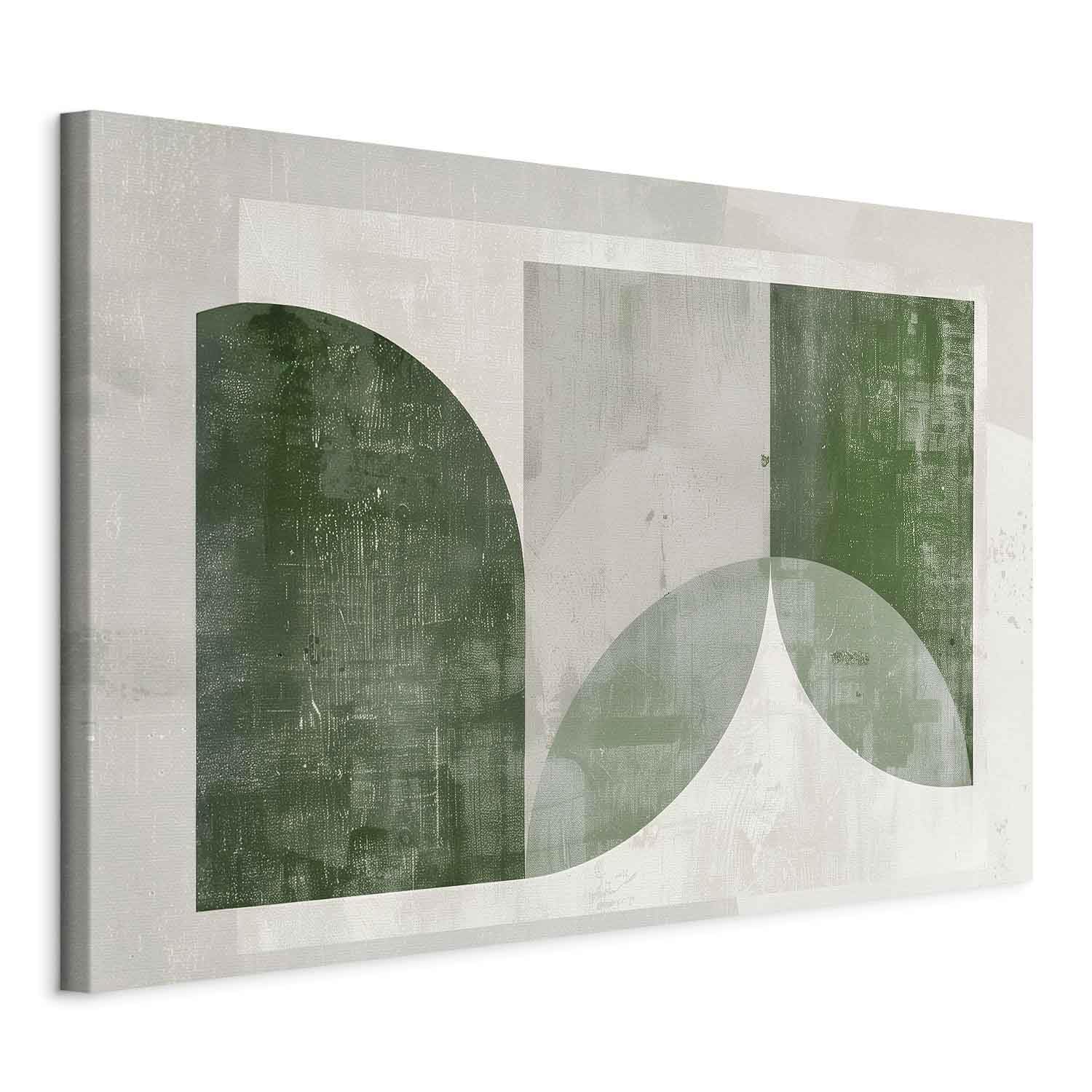 murando - Quadro Moderno per Soggiorno Grandi, Astratto Verde Boho 120x80cm