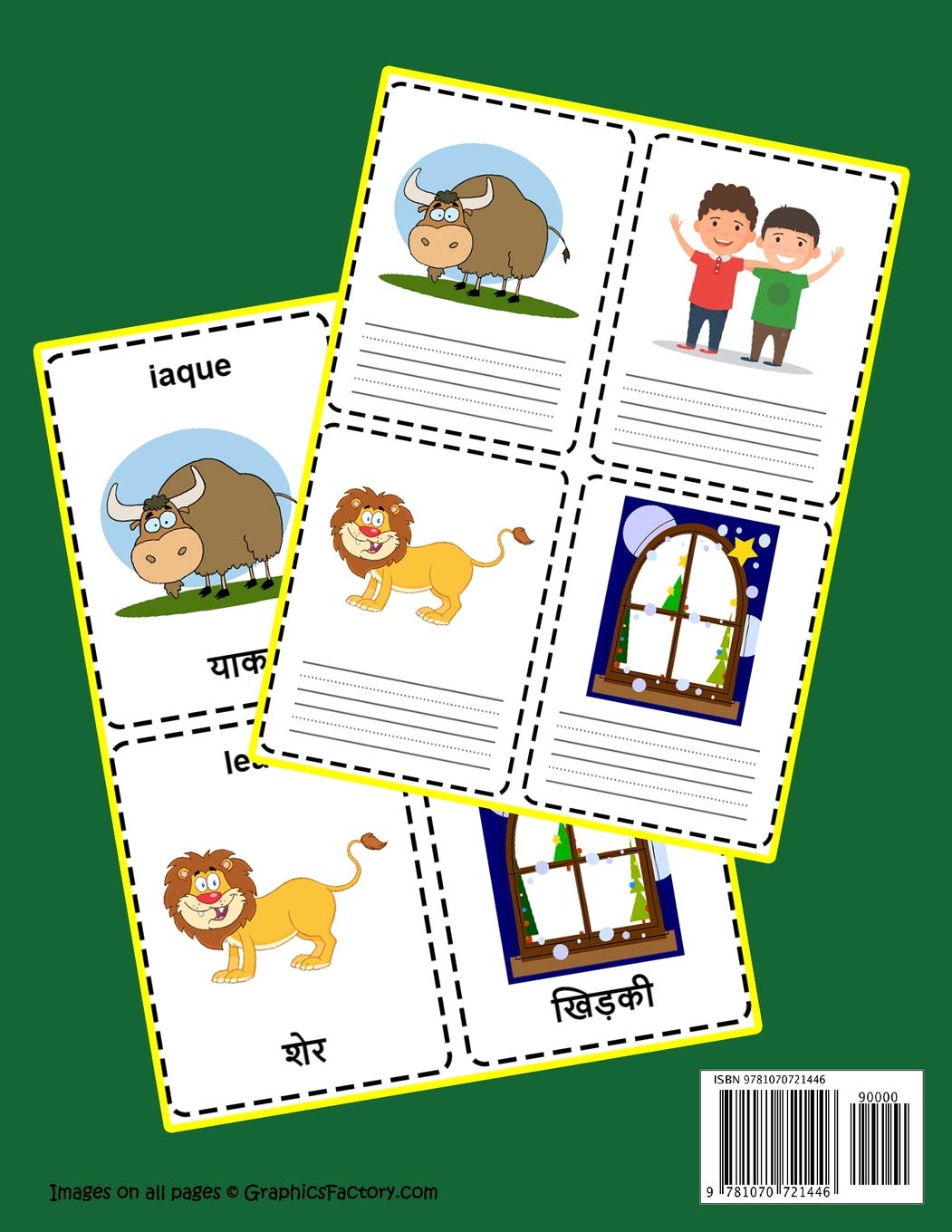 Livro de Vocabulário Português Hindi para Educação Crianças: Livro infantil para aprender 200 Português Hindi palavras básicas