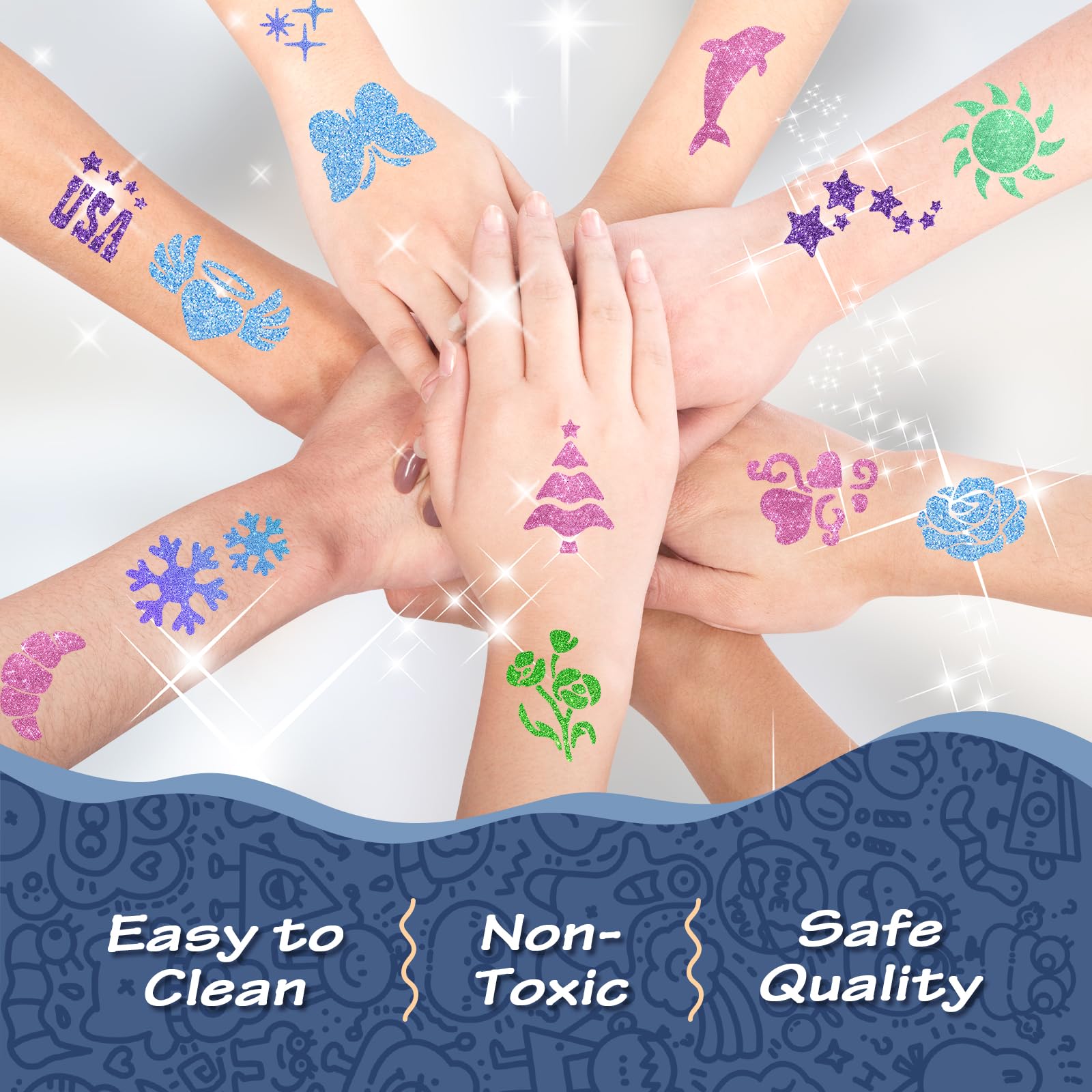 Glittertattoostiften