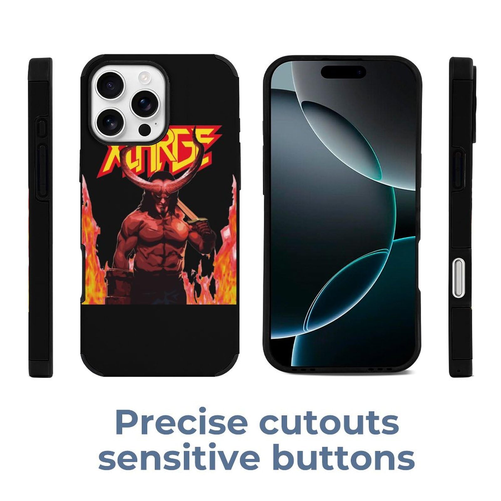 Amazon | iPhone 16 Pro Max用ケース ヘルボーイ XLARGE