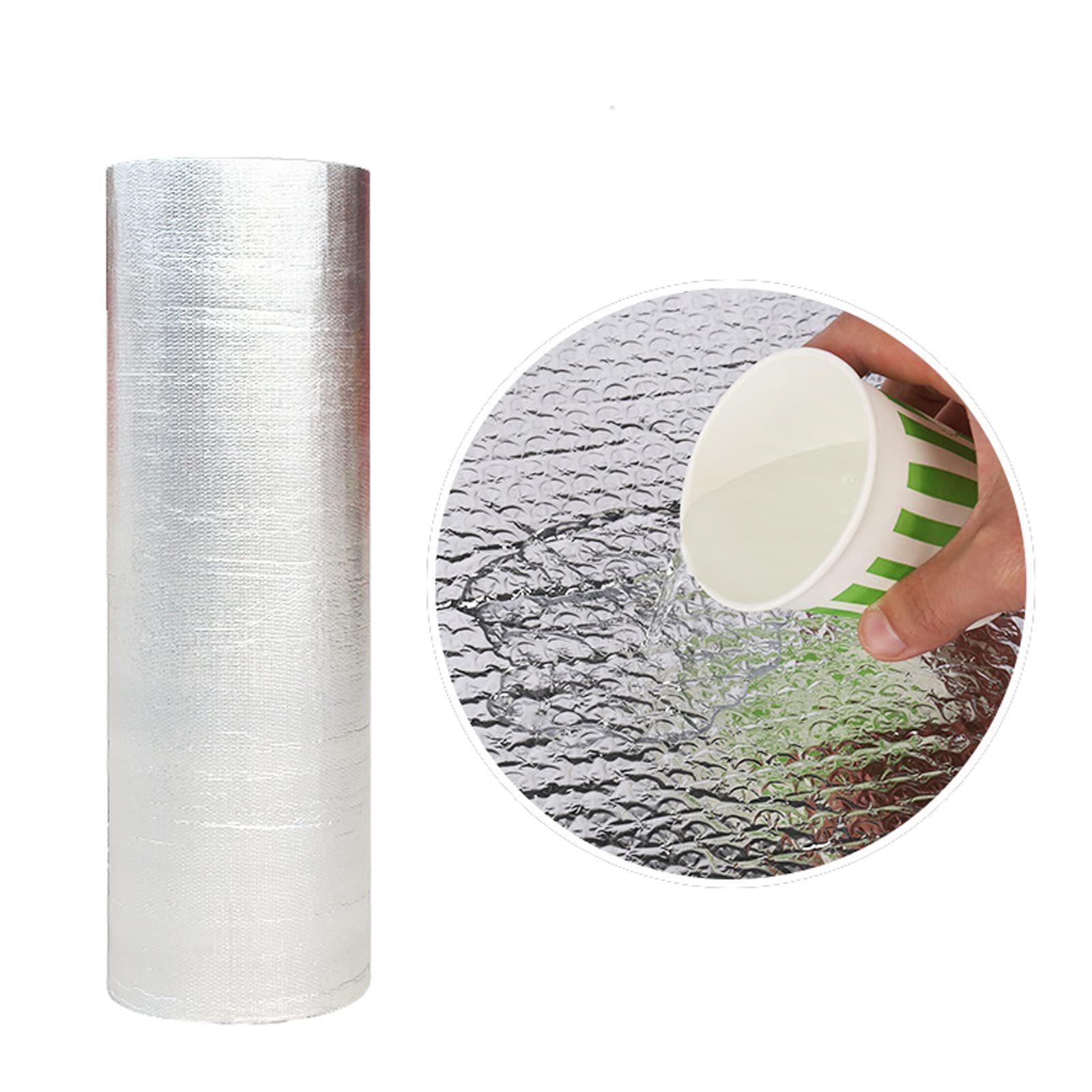 Związane płyty odbijające radiatora Samoprzylepna folia izolacyjna odbijająca ciepło Podwójna bańka aluminiowa Różne rozmiary Folia paroizolacyjna i termiczna Oszczędza energię i pieniądze Loft, stryc
