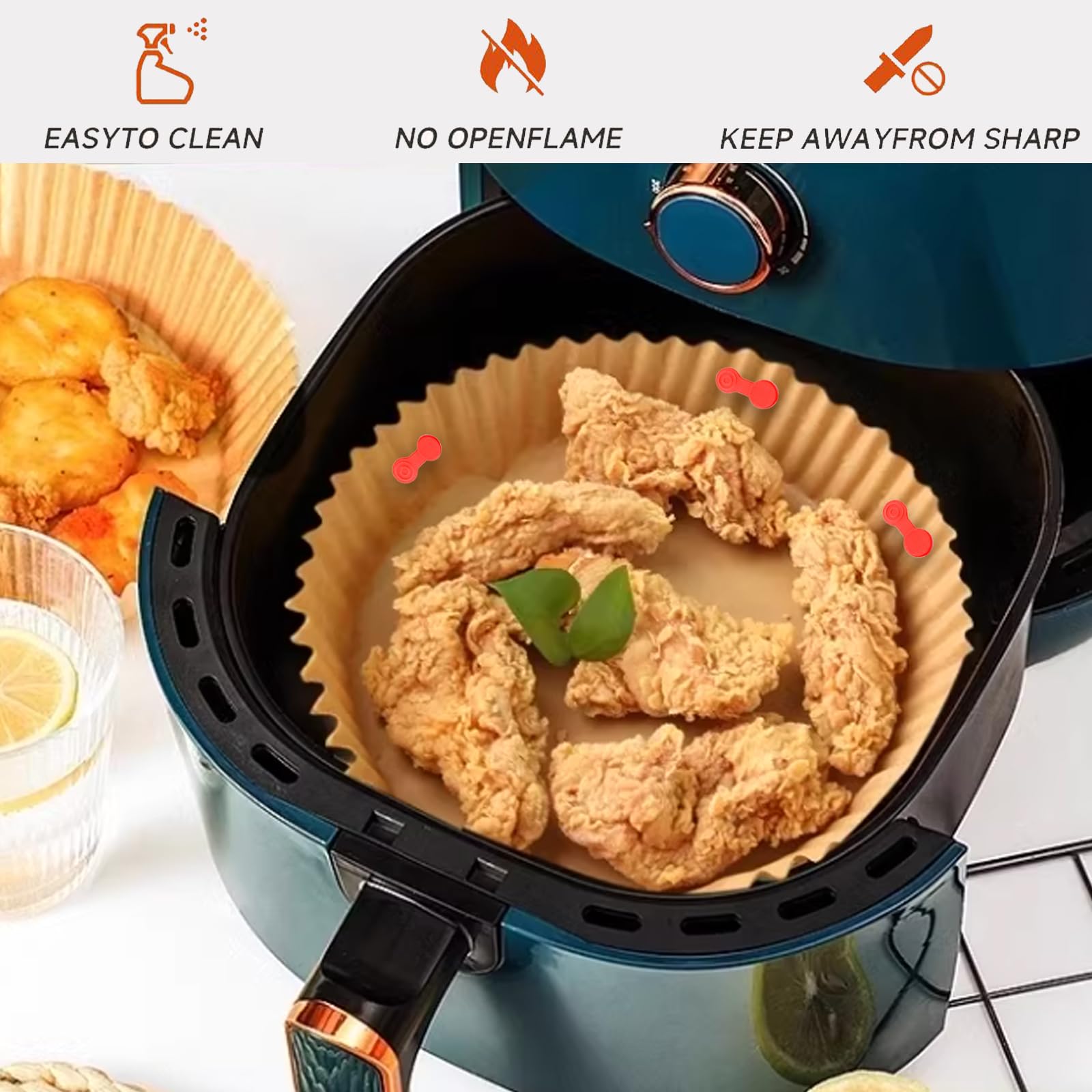 kitchen tools for cooking chicken air fryer thermometer parchment paper brush twine mallet