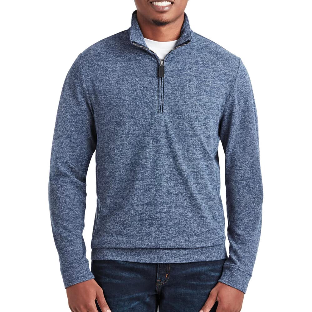 Member's Mark Mens Casual Quarter-Zip Pullover (as1, Alpha