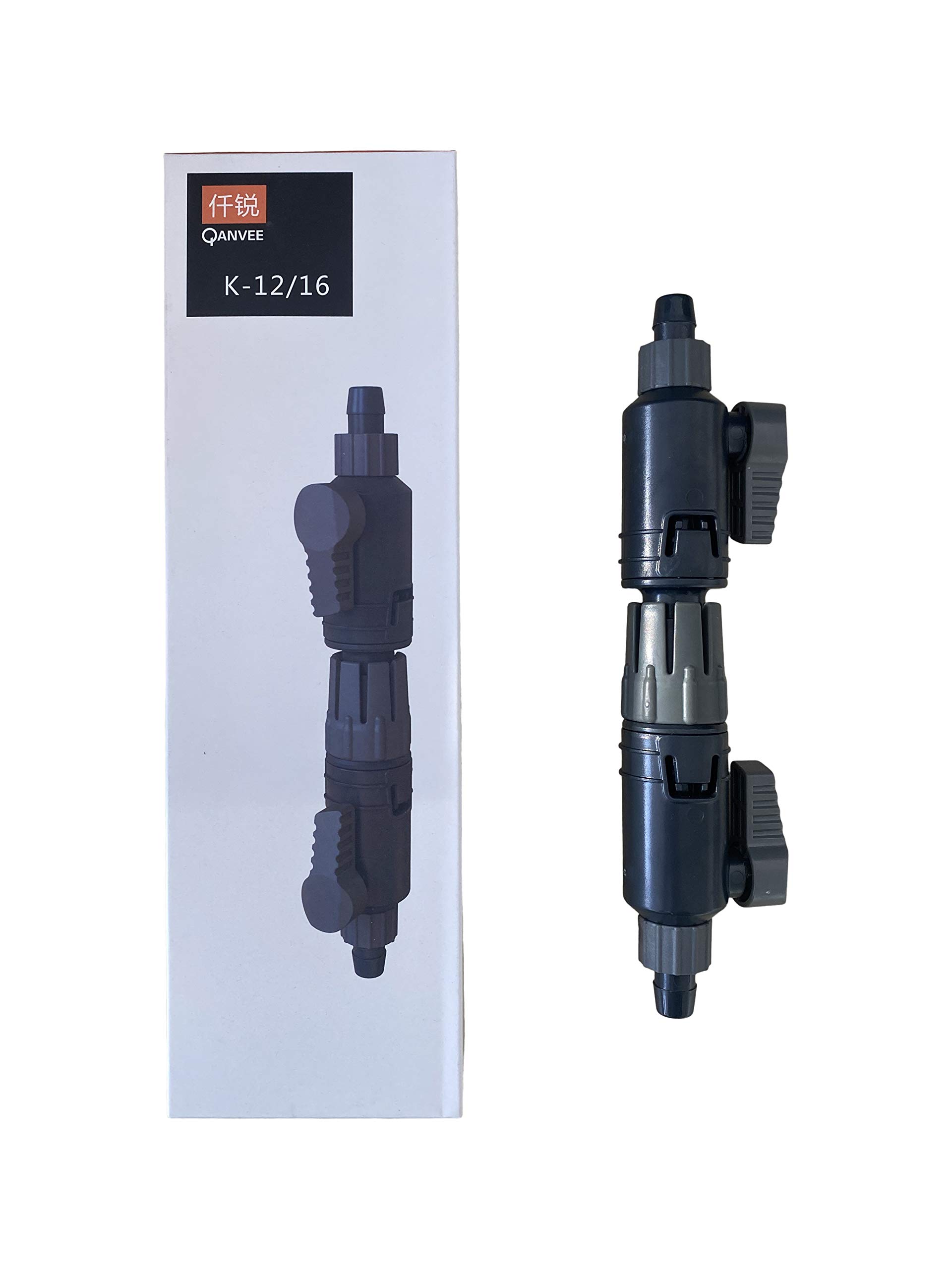 Finest Aquatics Aquarium Control Valve - Double Taps Quick Release Connection Hoses 12mm Or 16mm (12/16mm)