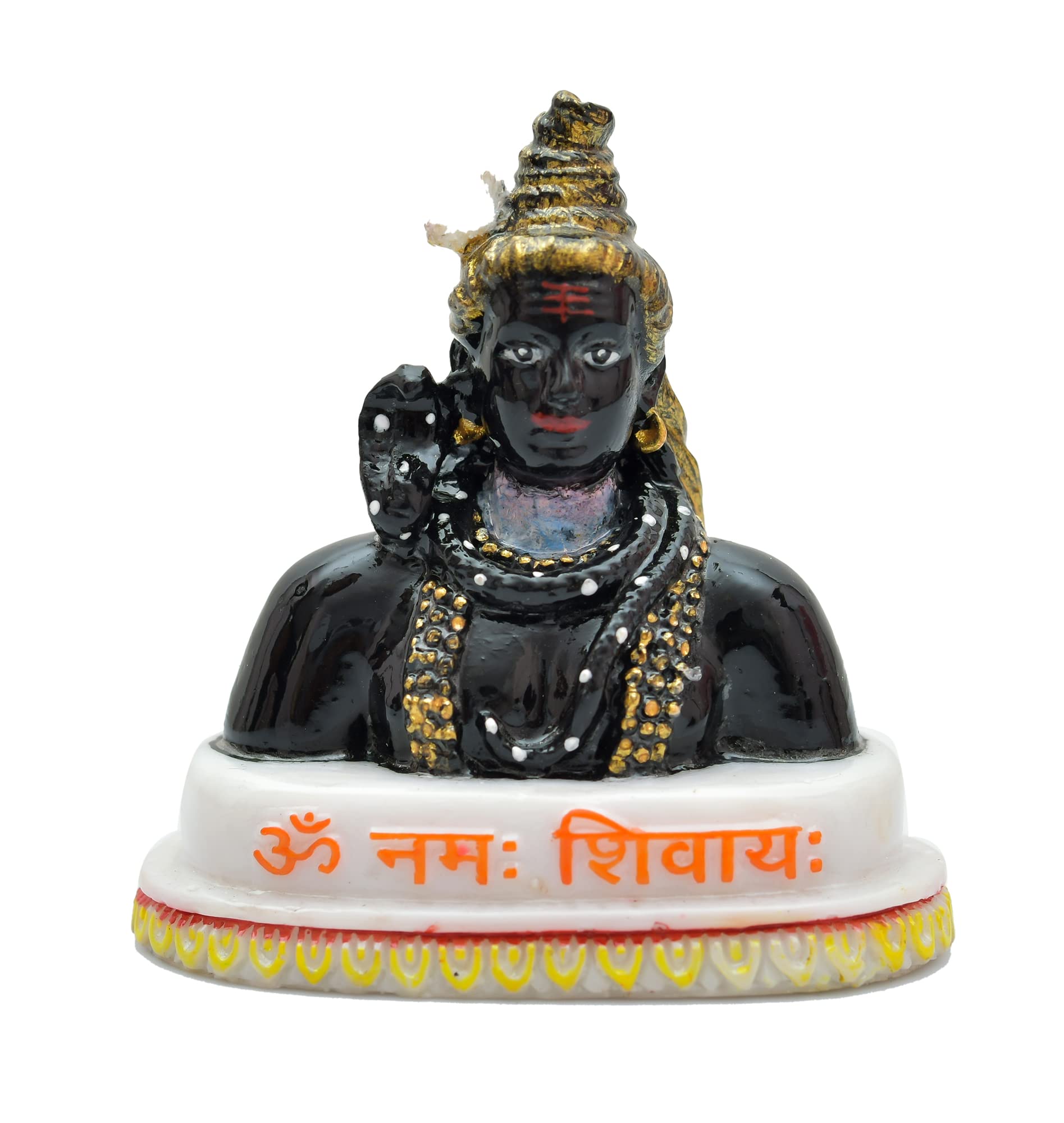 Archna Handicraft Polyresin Lord Shiva Murti for Pooja Room Murti Figurines Idol Mahadev Sculpture (4 x 3.5 Inches) - Image 5 thumbnail