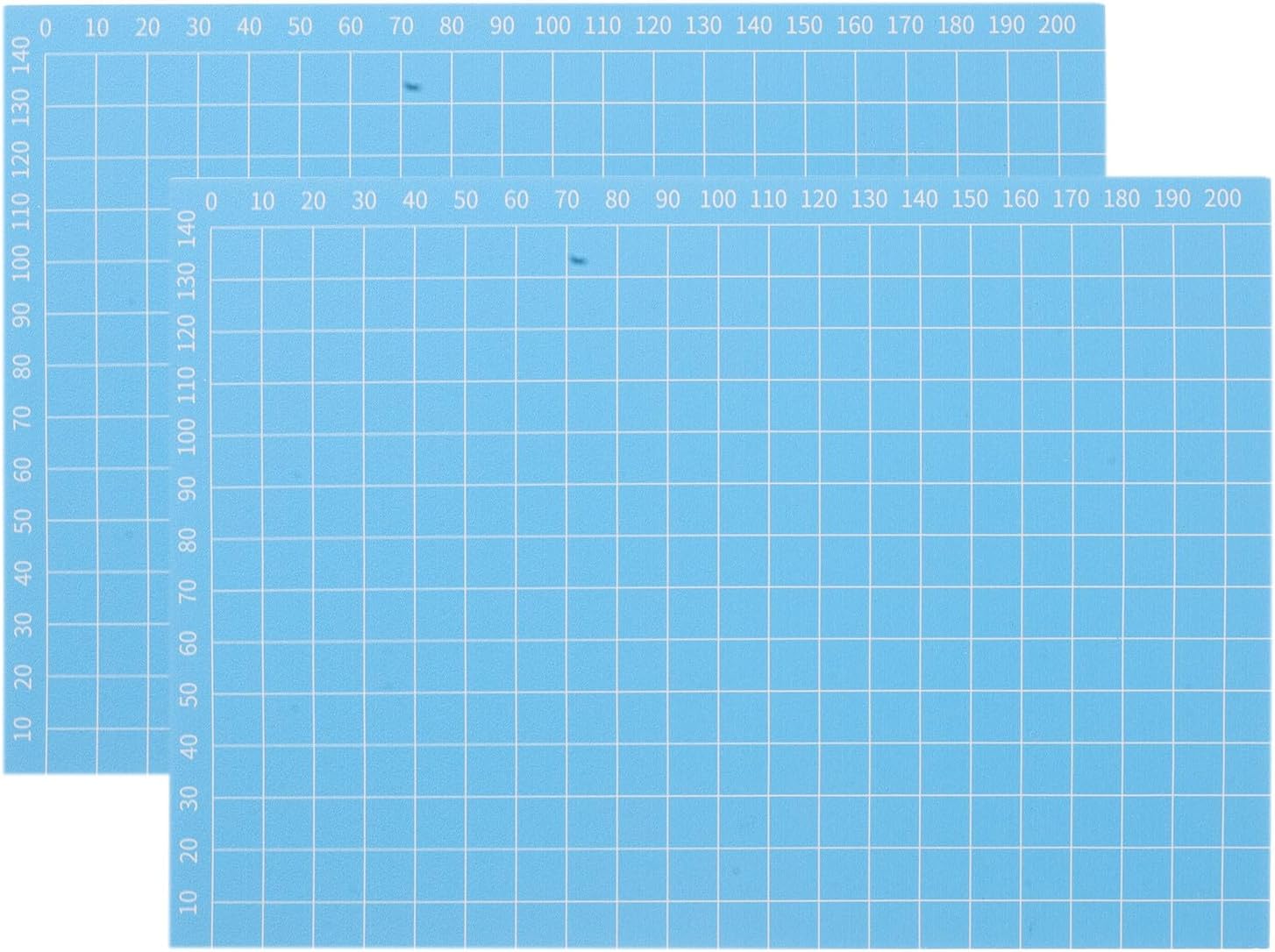 Amosfun 2 Pcs Blue PVC Linoleum Blocks for Printmaking and Stamp Making, Lightweight Art Carving Boards with Excellent Carving Results, for Beginners and Students in Studios