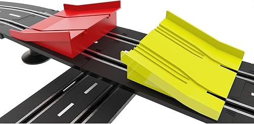 Miniatura 7 de Big Loop Chaser - Juego de carreras de carretera de juguete eléctrico - 2 autos de carreras Mercedes Benz SLS AMG GT3 incluidos - 4 autos en total