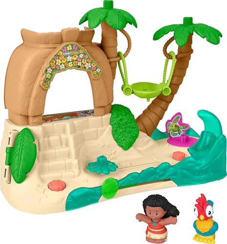 Fisher-Price Little People JGP44 juguete para niños Disney Princesa Vaiana Adventure Village Set de juego…