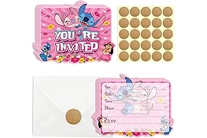 Pink Birthday Party Invitations for Kids