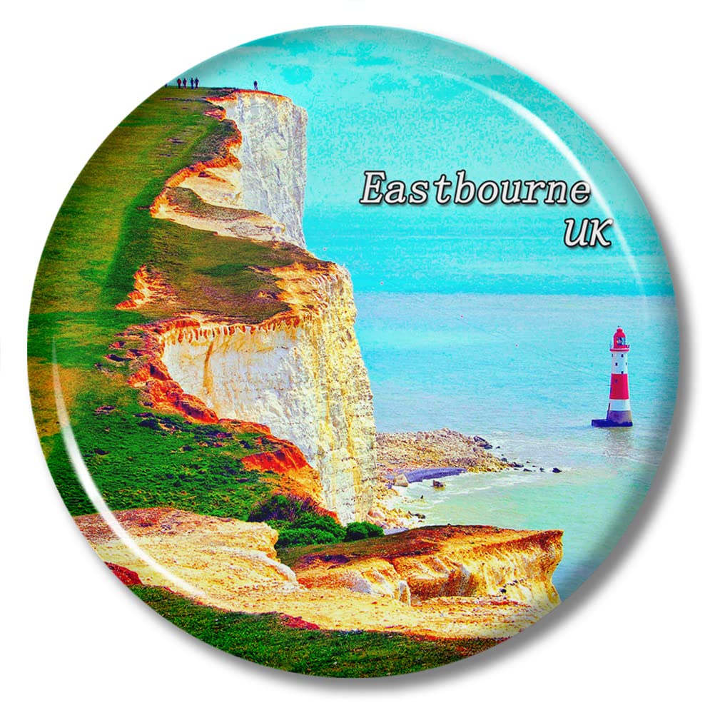 Lywallca Uk04709 Uk Eastbourne Magnet Fridge Sticker 2.28 Inch