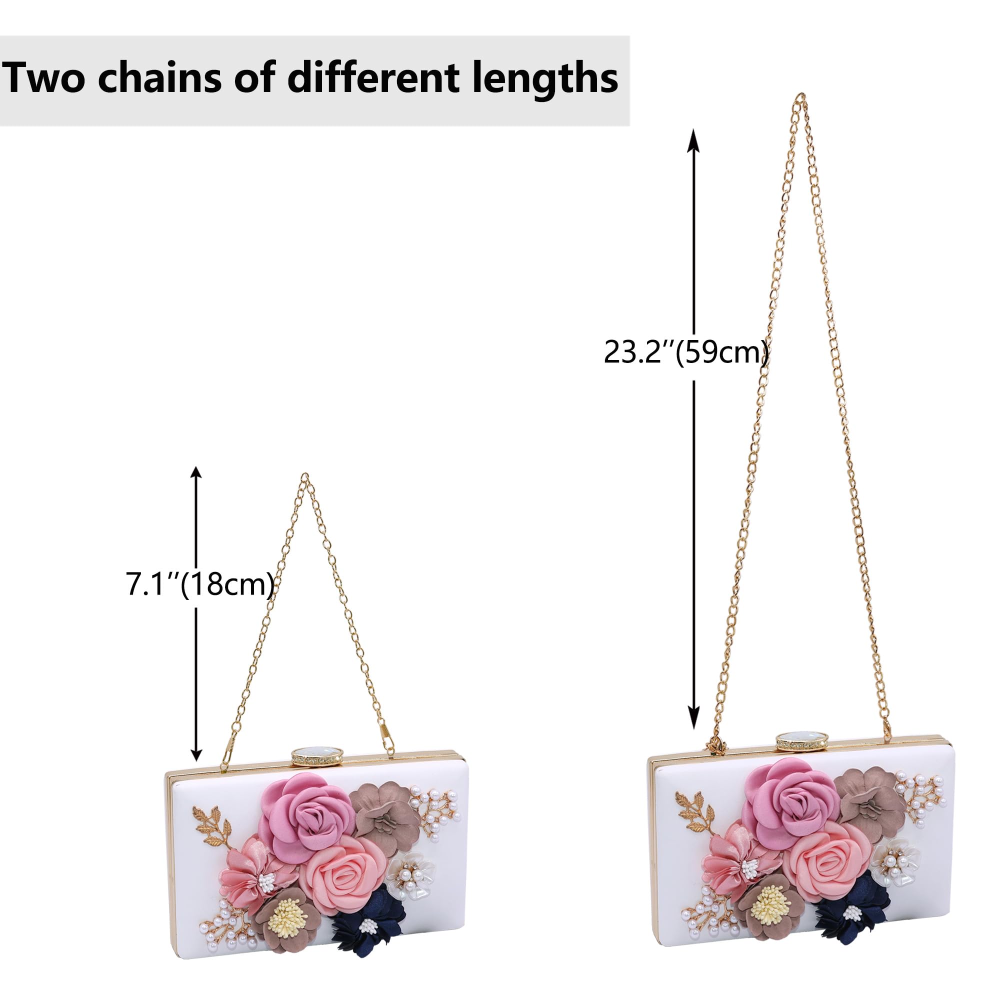 damska kopertówka kwiat torba wieczorowa torebka ślubna kopertówka torebka Milisente Clutch damska elegancka zamszowa kopertówka crossbody klasyczna torebka clutch torebka wieczorowa torba ślubna
