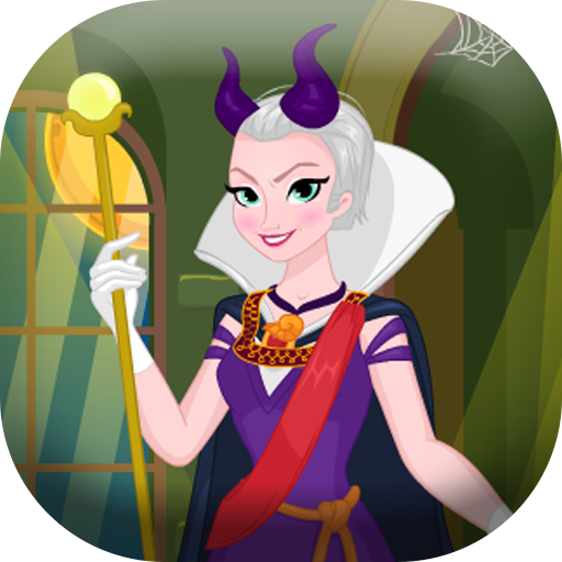 Dress up Princess vs Villains on halloween