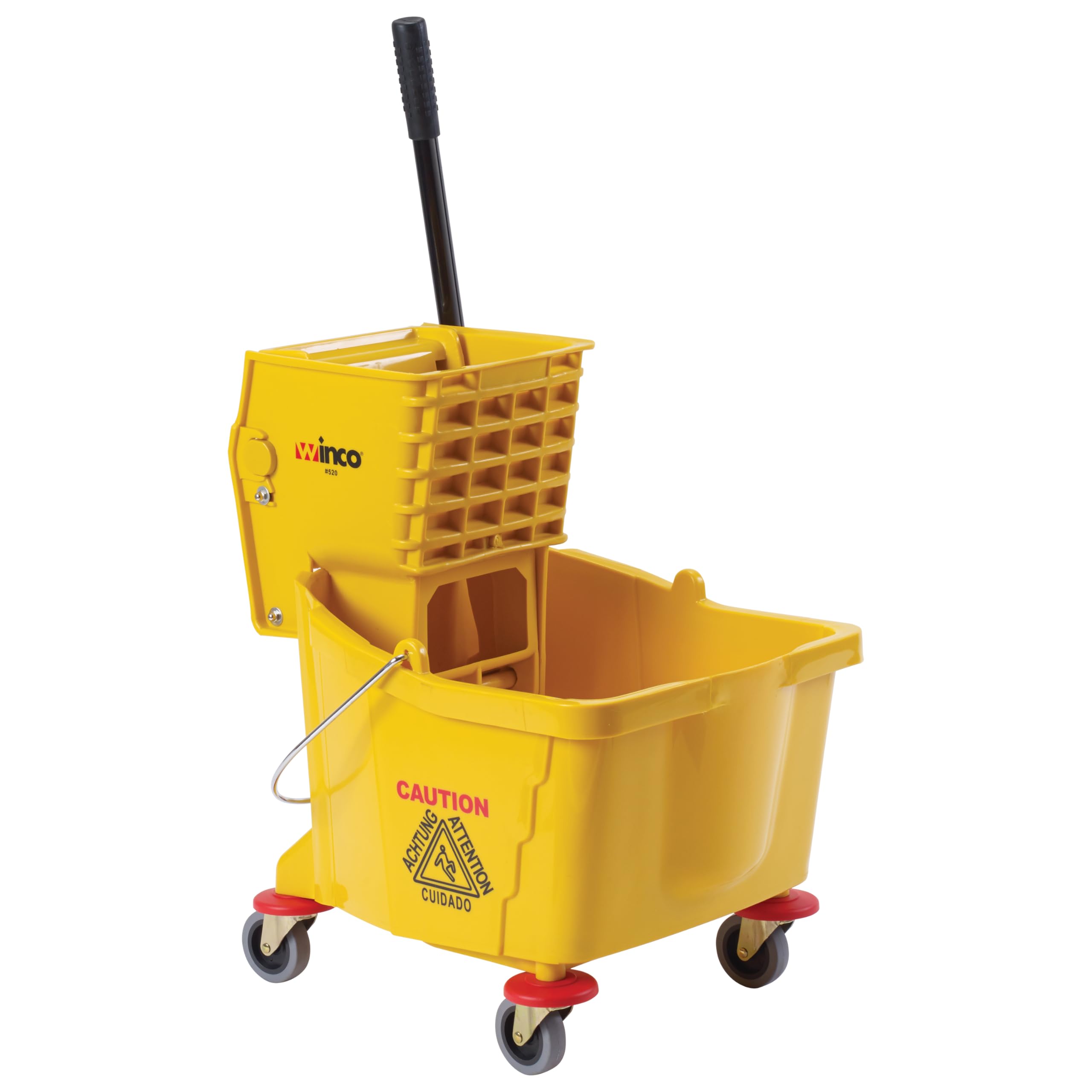 Cubo para trapeador Winco, mediano, color canela
