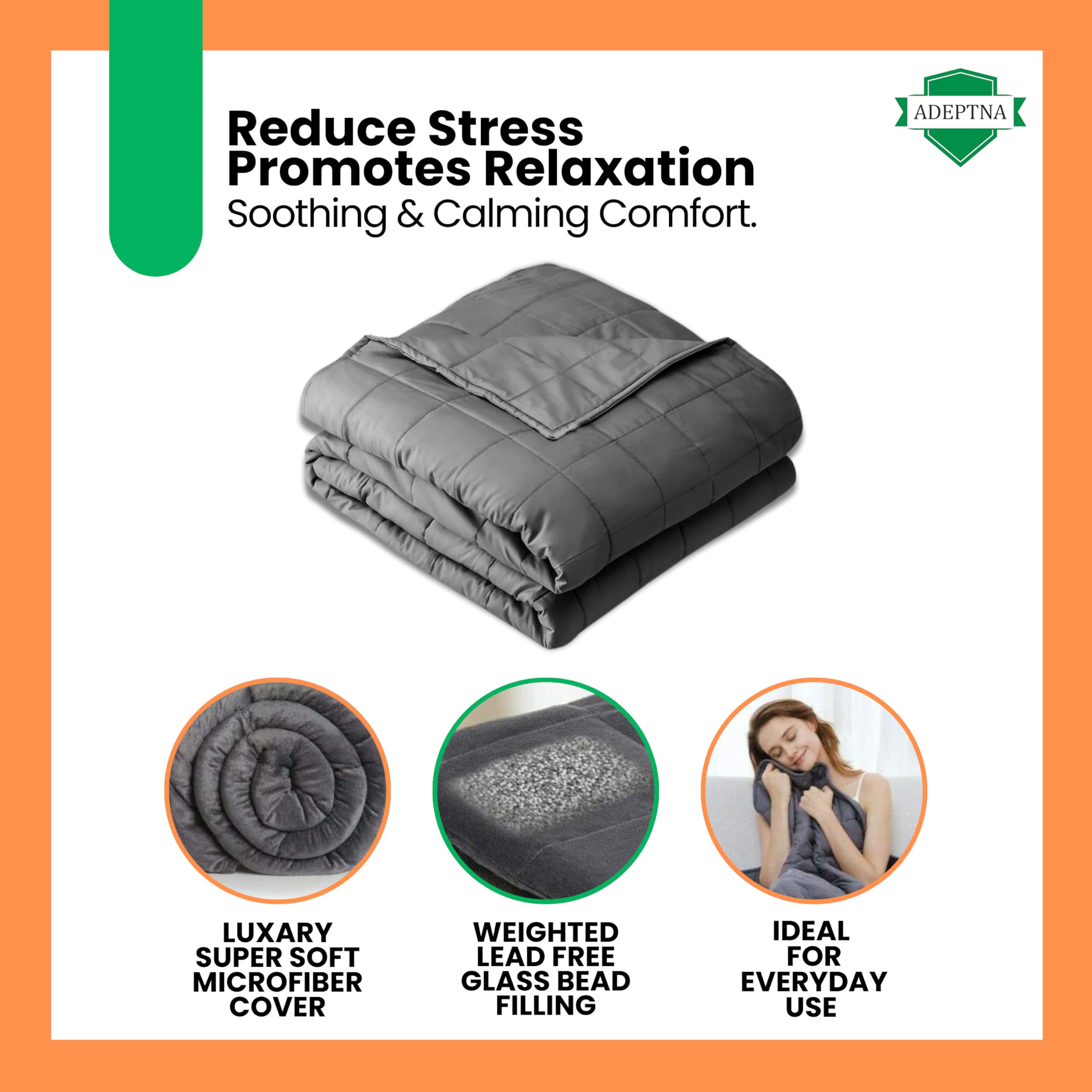 Alivio Weighted Blanket 6kg For Therapy Sensory Anxiety Autism