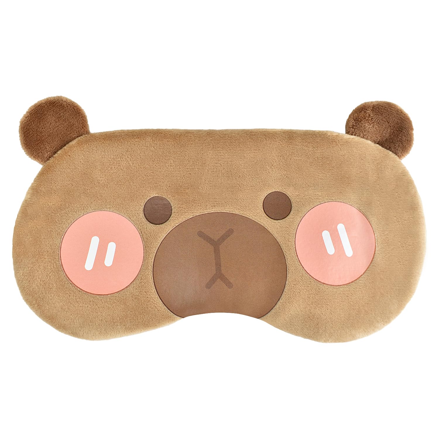 VerteLife Schlafmaske Capybara Augenmasken Cartoon Animal Ey