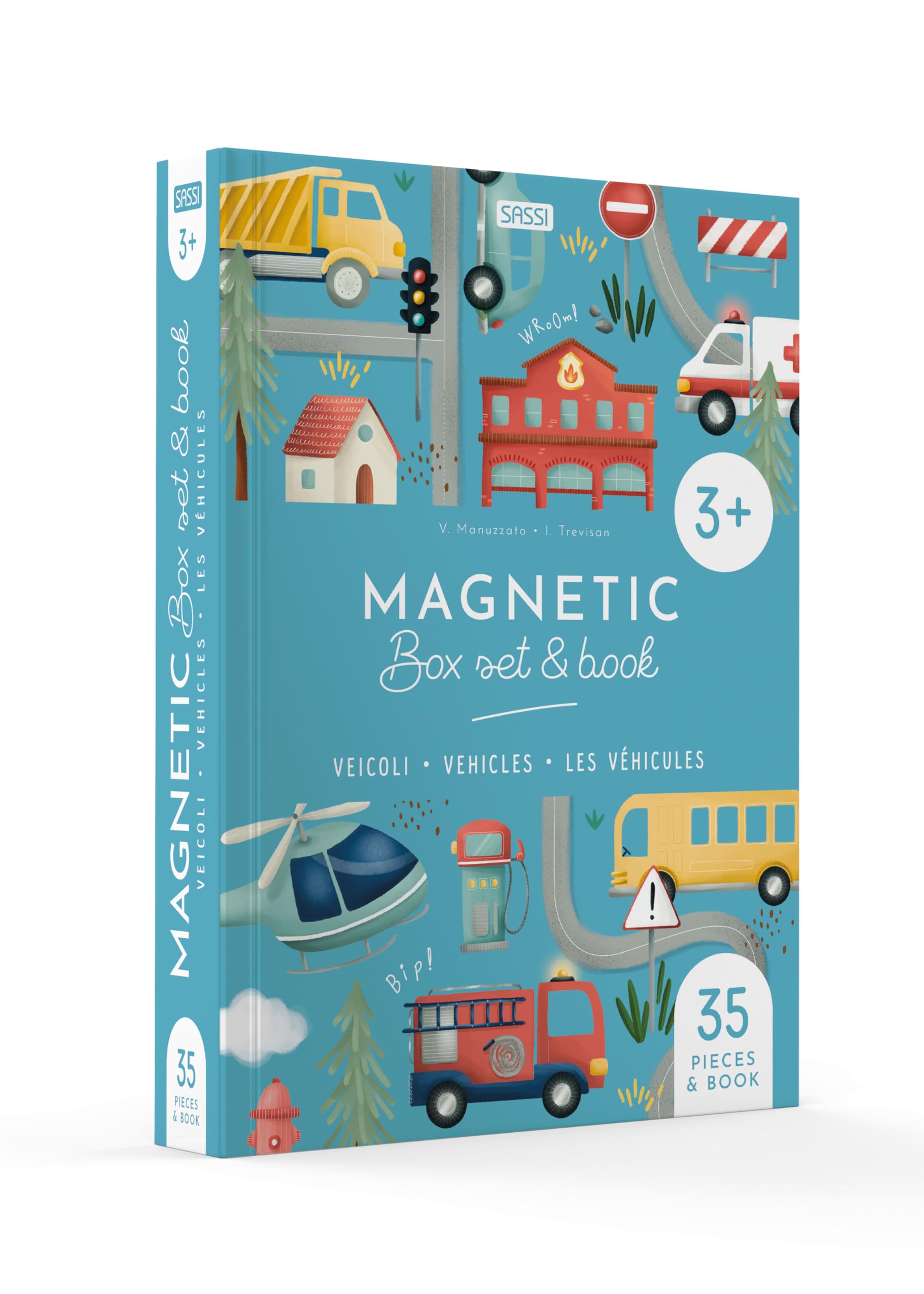 Veicoli - Vehicles - Les vehicules. Magnetic box set. Ediz. a colori