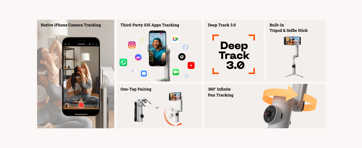 Insta360 Flow Pro - AI-Powered Gimbal Stabilizer for Smartphone