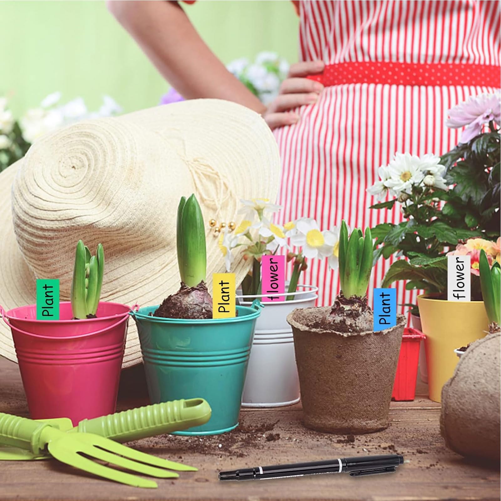 500 Étiquettes Plantes Jardins Imperméables - Avec 2 Feutres Pour Semis Et Herbes