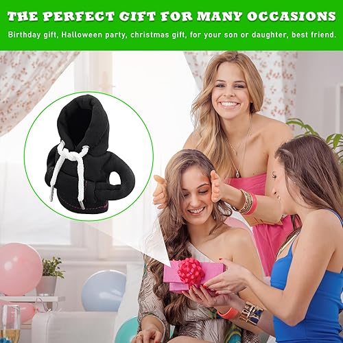 Miniatura 6 de 2 sudaderas con capucha para palanca de cambios de automóvil, divertido diseño de suéter de camisa, mini sudadera con capucha para palanca de