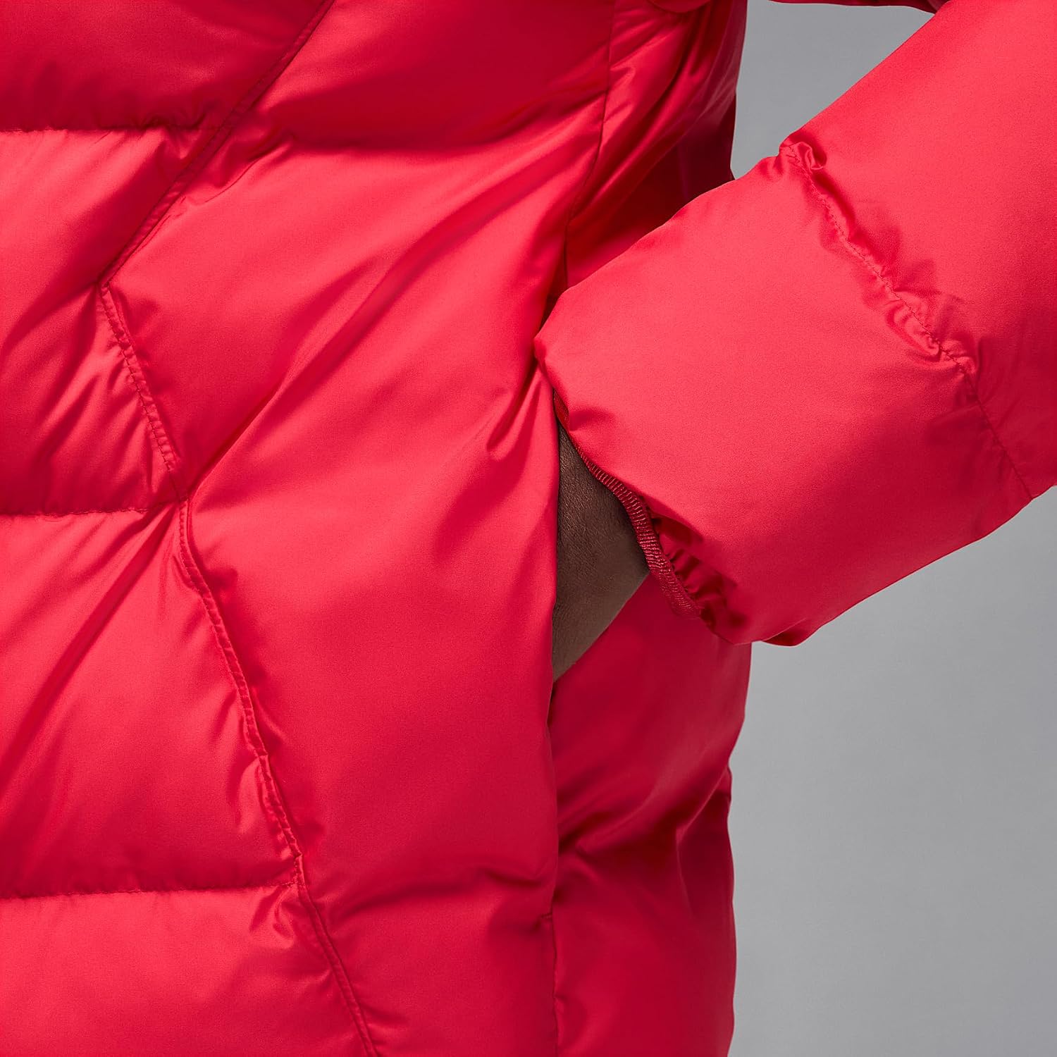 Nike Jordan Brooklyn Men's Therma-FIT Puffer Jacket (Gym Red/Black)