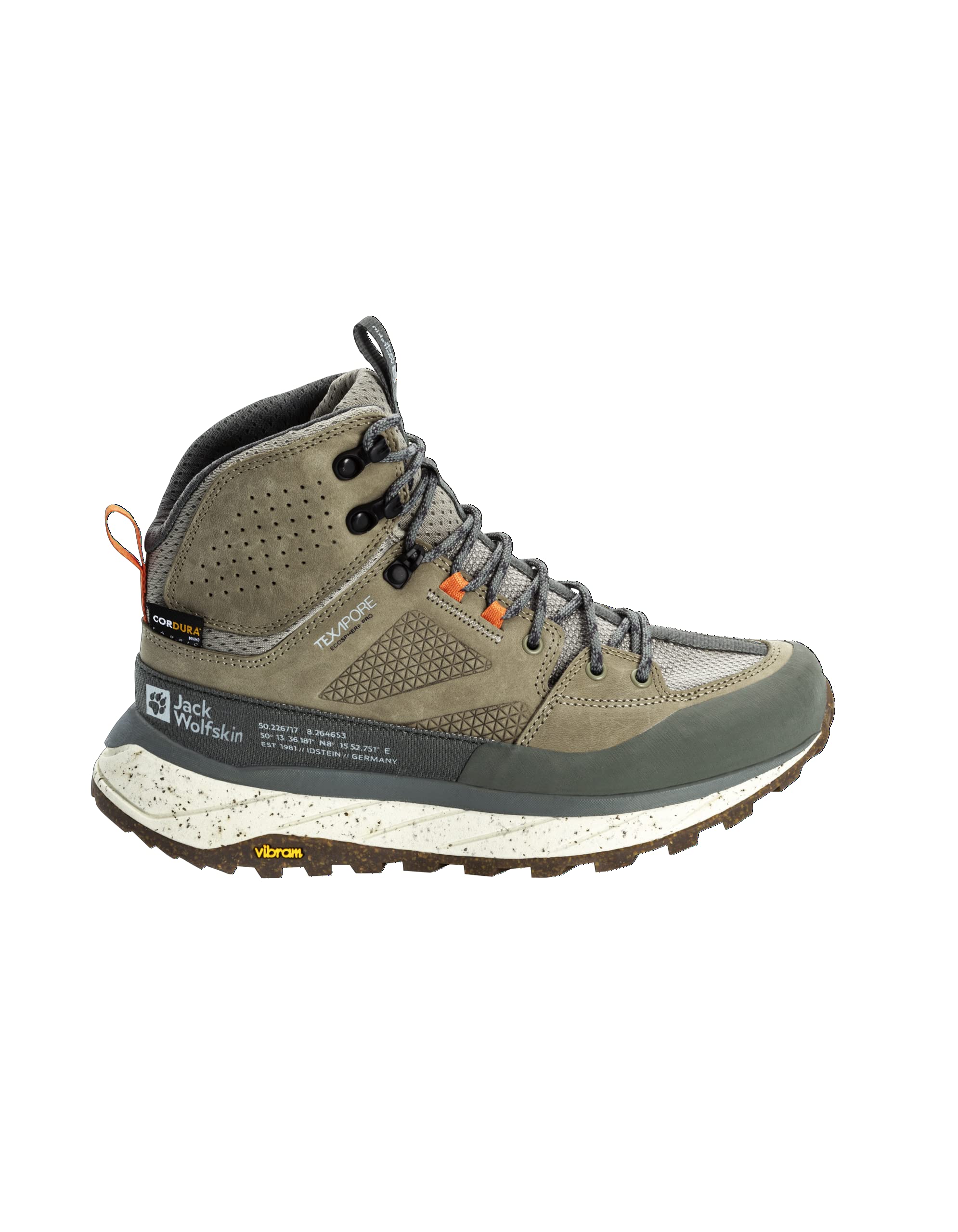 Jack Wolfskin Women's Terraquest Texapore Mid W Walking Shoe, Misty Green, 3.5 UK
