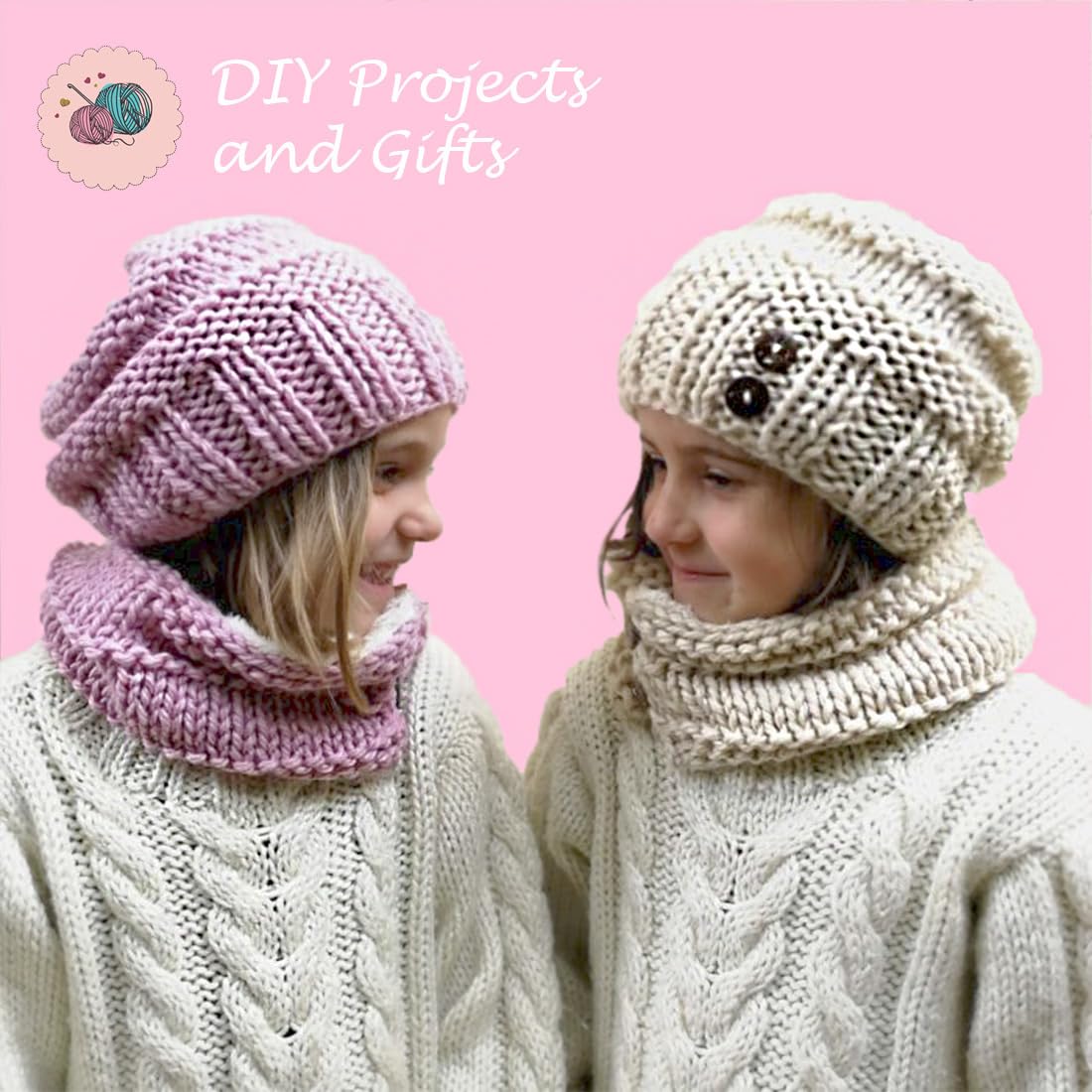 Ovillo de Lana Fina 3mm (100 gr - 365 Metros), Lana para Crochet, Tejer, Acrílico, Labores, Ganchillo, Hacer Punto, (10, 134)