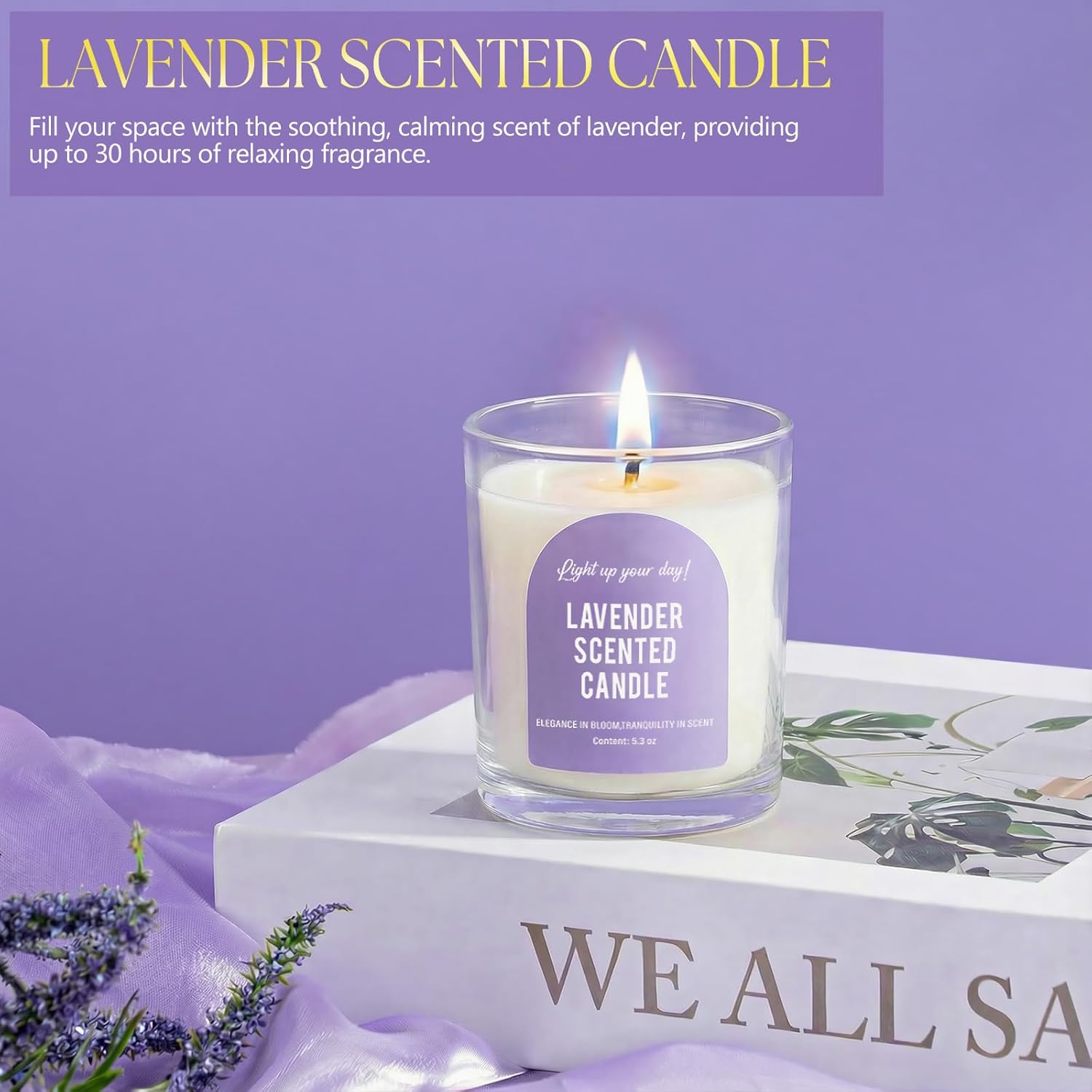 Gifts for Women, 9pcs Happy Birthday Gifts for Women, Spa Relaxation Christmas Ideas Mothers Day Valentines Day Gift Baskets Unique Relaxing Lavender Self Care Set for Her Mom Sister Friend - Image 6