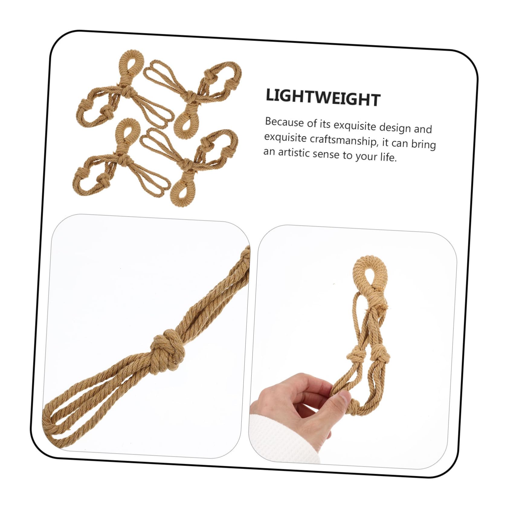 POPETPOP 20pièces Housses De Suspension Macramé Réglables pour Pots De De Coton Décoration Intérieure Et Extérieure pour Et Patios