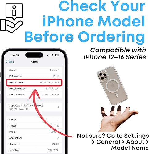 Miniatura 9 de Aporia - iPhone 12 Pro Max - Magsafe Funda transparente con dos juegos de muñequeras + correas cruzadas de perlas extraíbles  Compatible con carga