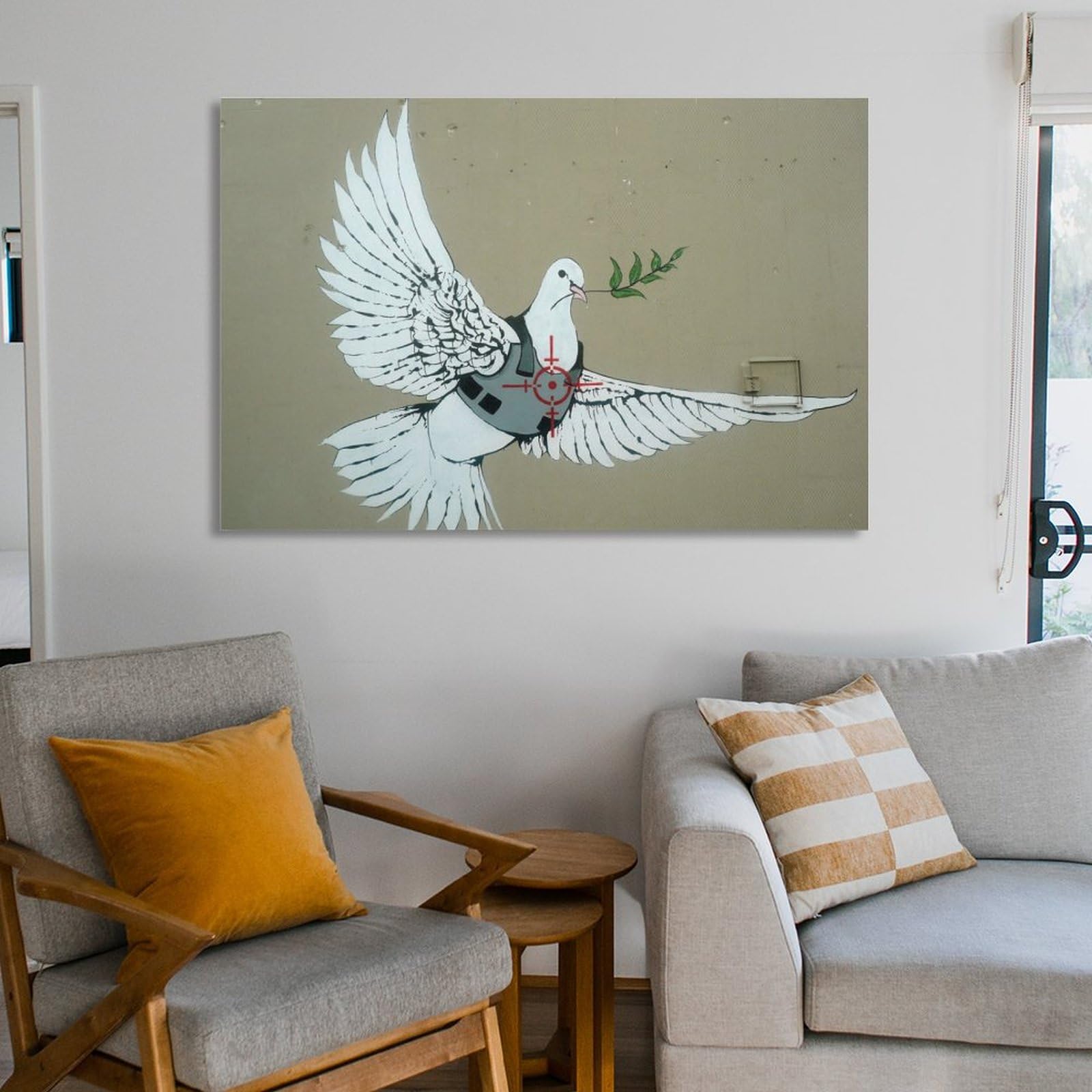 大幅値下げ・Banksy バンクシー Armoured Dove 鳩 ポスター 大幅値下げ・Banksy バンクシー Armoured Dove 鳩 ポスター