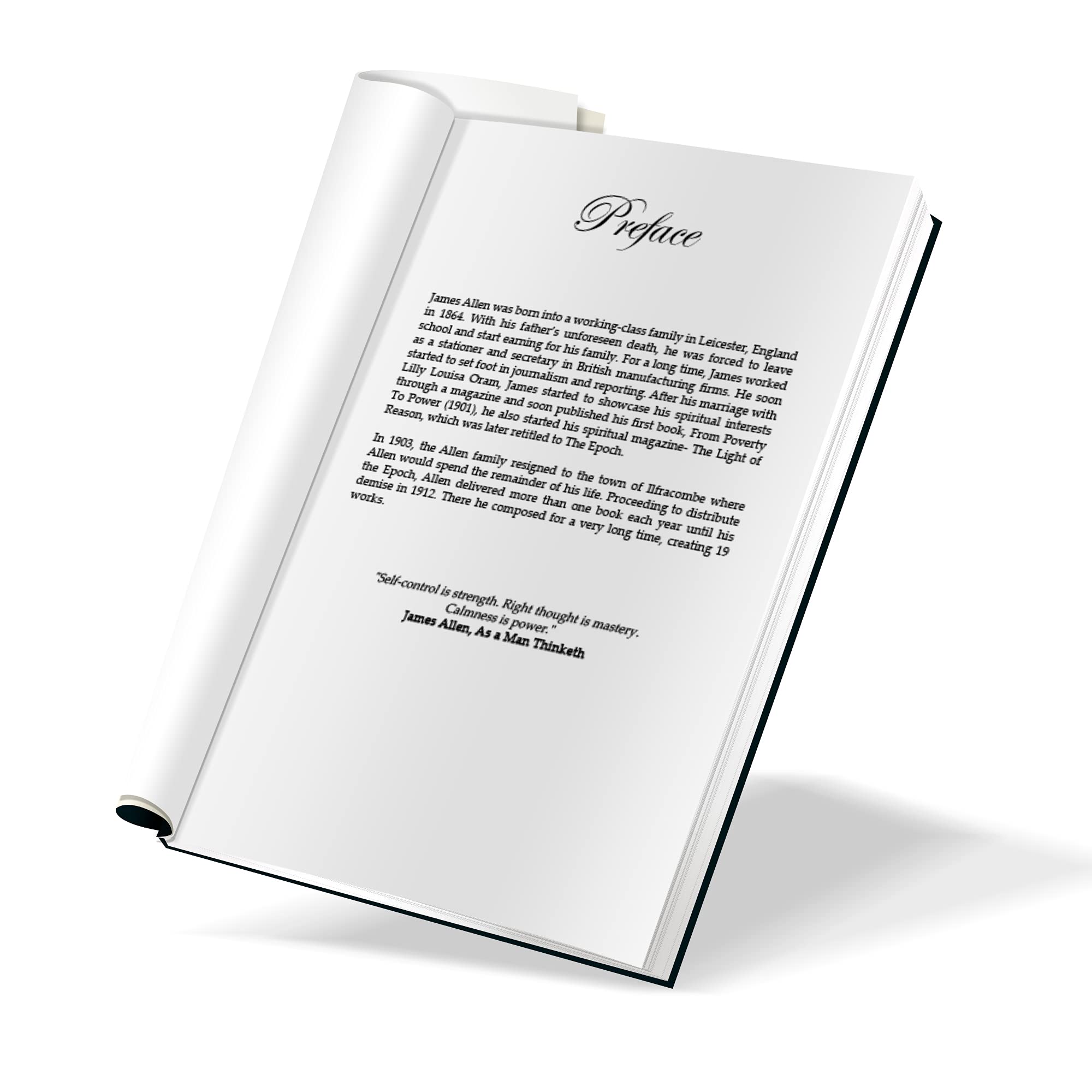 As a Man Thinketh: Power of thoughts in shaping your character 1