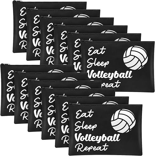 Miniatura 1 de Ziliny 12 bolsas de maquillaje, bolsa de cosméticos, regalos para niñas, bolsa portátil de lona con cremallera, organizador de artículos de tocador