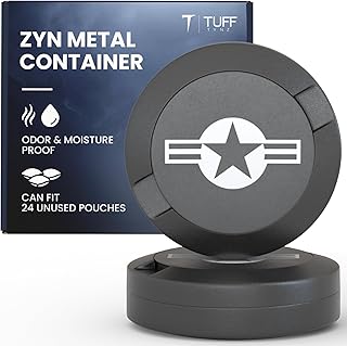 Premium Zyn Metal Can | Zyn Holder | Metal Zyn Container | Moisture & Odor Proof Container | Aluminum Zyn Can & Organizer | Dip Can | Zyn Tin | Zyn Gifts for Men | The Zyn Bin