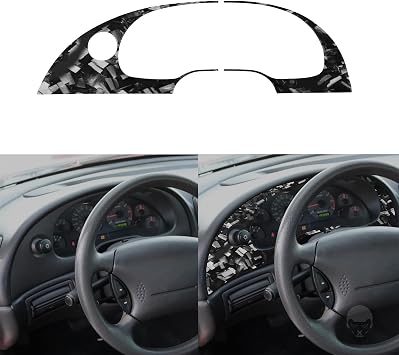 Speedometer Trim for Ford Mustang 2001-2004 Black Accessories