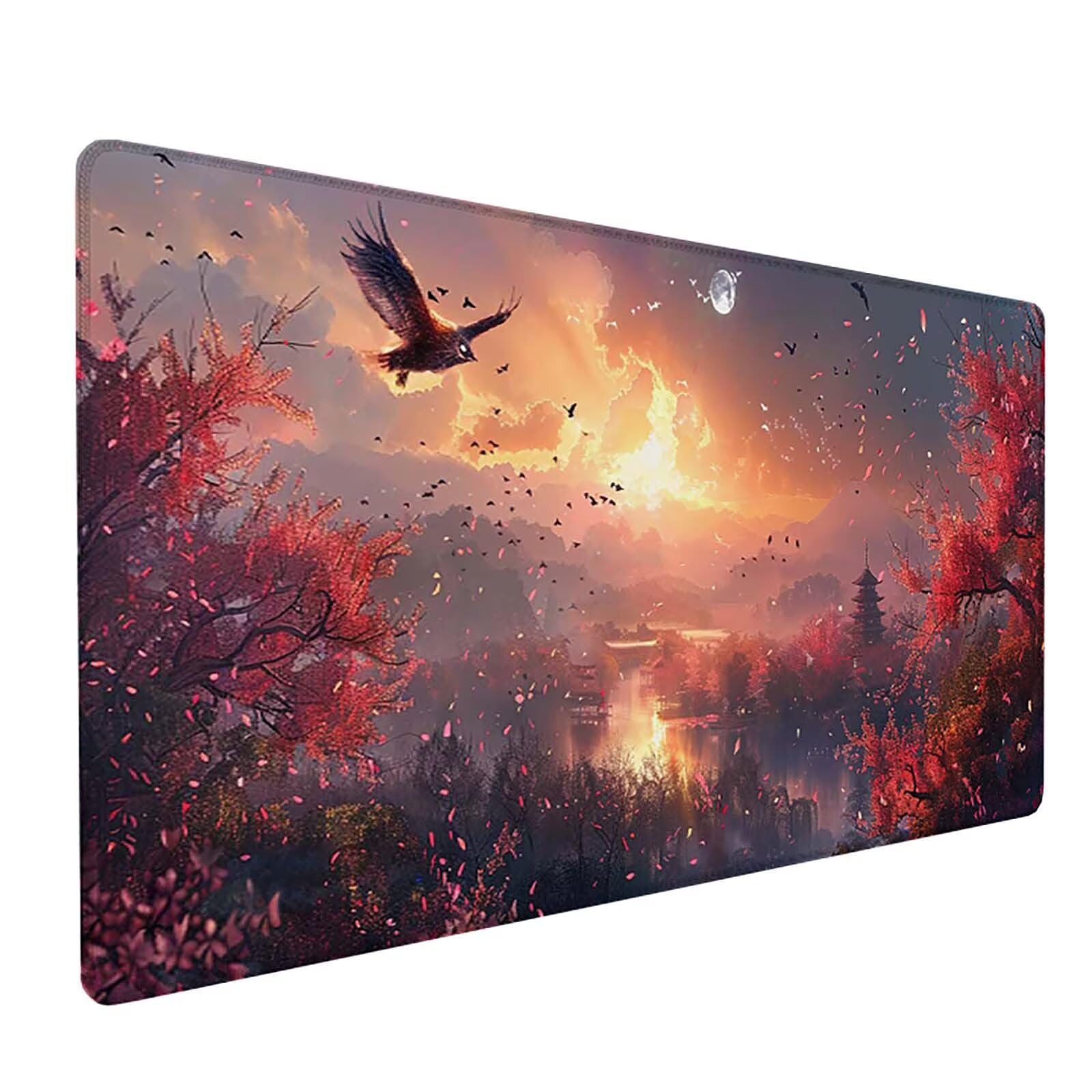 Podkładka pod mysz XXL 1600x800x3mm, różowa podkładka pod mysz do gier z antypoślizgową gumową powierzchnią, poprawia precyzję i szybkość, komputer dla gracza i akcesoria biurowe, prezent dla mężczyzn