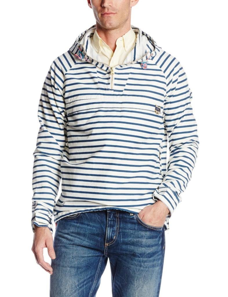 Scotch & Soda Men's Nautical-Stripe Pullover Anorak