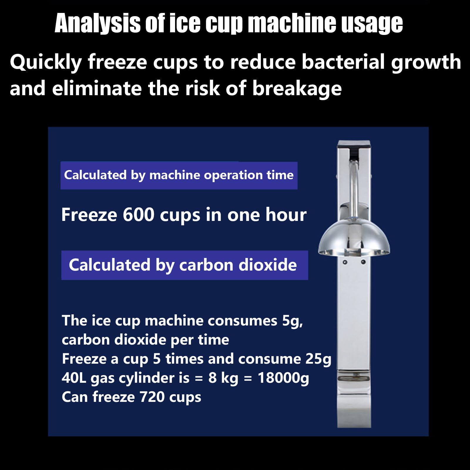 Mini-Glas-Kühler – Instant Chill Frosting Cooler für Tassen, Gläser und Flaschen – schnelles Kühlen von Getränken für Cocktails, Bier, Wein und mehr