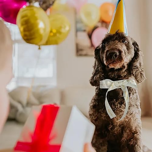 Miniatura 7 de Cinta de feliz cumpleaños de 1 pulgada, 3 rollos de cintas de satén de cumpleaños de 30 yardas con estampado dorado para cumpleaños, envoltura de