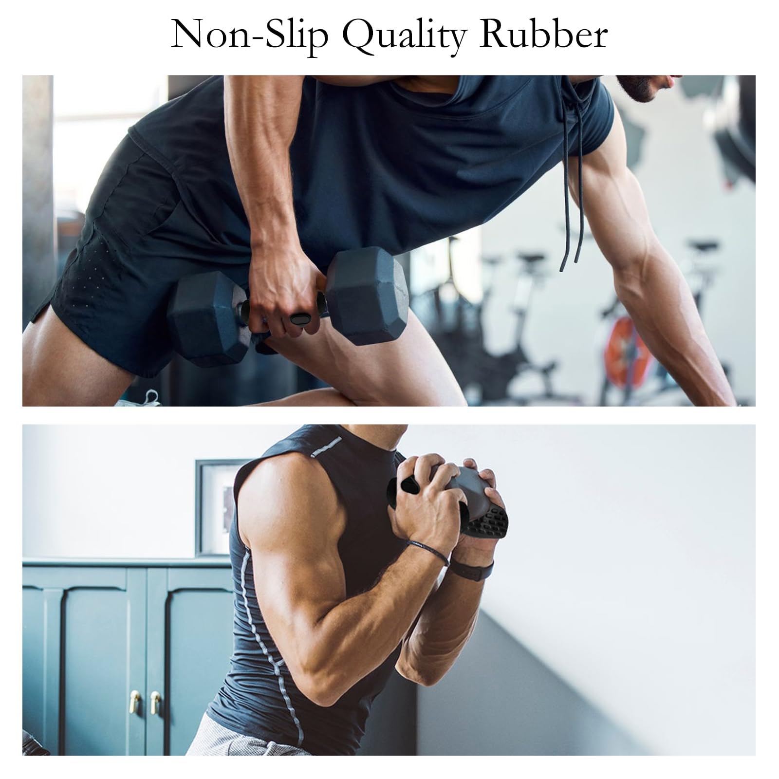 Impugnature Per Palestra Antiscivolo 2 Pezzi Con Custodia – Guanti Per Sollevamento Pesi, Stacchi Da Terra E Pull-up - 3
