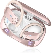 Wireless Earbuds Sports, Running Headphones with Earhooks, for Gym Workout